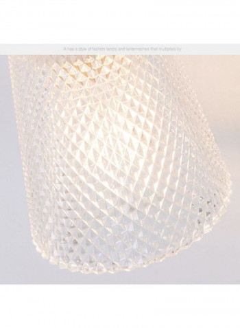 Single-Head Braided Wire Copper Lamp Chandelier Gold 25*25*25centimeter