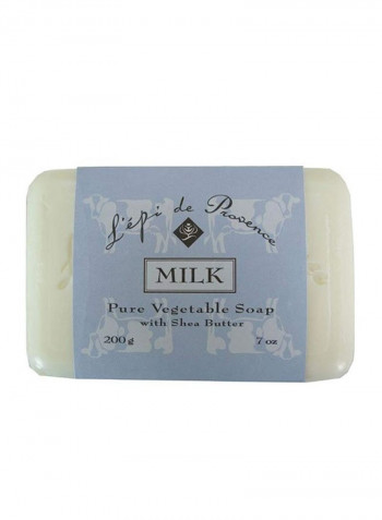 4-Piece Of Triple Milled Milk Vegetable Soap 200g