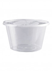 50-Piece Reusable Food Container Set Clear 1000ml