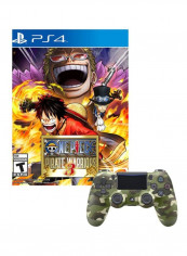 لعبة الفيديو One Piece: Pirate Warriors 3 (إصدار عالمي) مزودة بذراع تحكم دوال شوك 4 - بلاي ستيشن 4 (PS4)