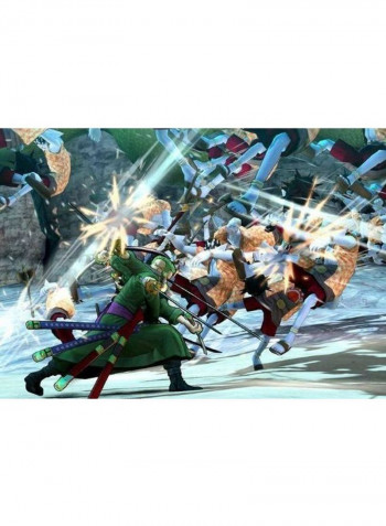 لعبة الفيديو One Piece: Pirate Warriors 3 (إصدار عالمي) مزودة بذراع تحكم دوال شوك 4 - بلاي ستيشن 4 (PS4)