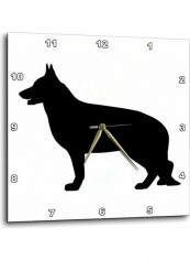 German Shepherd Printed Wall Clock Multicolour 13x13inch