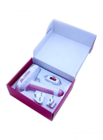 Laser Hair Removal Kit Pink/White