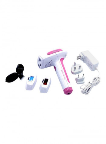 Laser Hair Removal Kit Pink/White