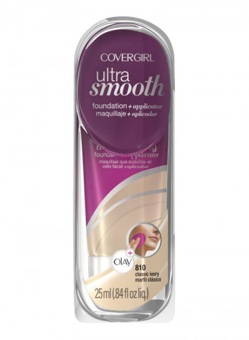 Ultra Smooth Foundation With Applicator Classic Ivory 810