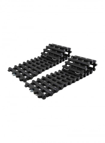 2-Piece Foldable Plastic Recovery Track For Car