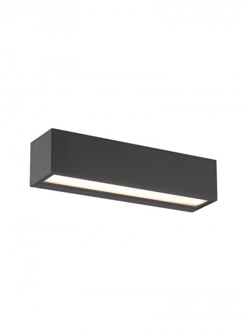 Indoor And Outdoor Wall Light LED Black 6x6x25centimeter