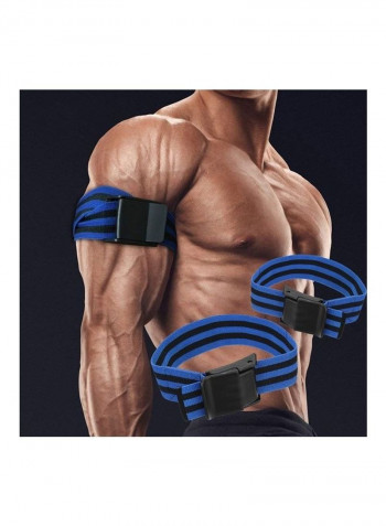 2-Piece Blood Flow Restriction Band for Training Biceps