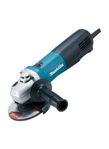 570W 4 Inch Angle Grinder, 9553hn Blue/Green/Silver 258x129x106millimeter