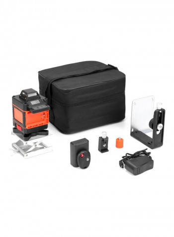 Multifunctional 16 Lines Level Tool Black/Orange 25.5x16.5x22cm