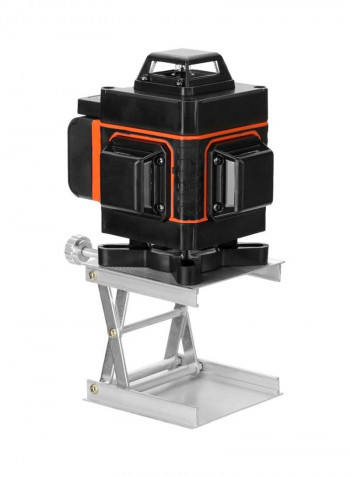 Multifunctional 16 Lines Level Tool Black/Orange 25.5x16.5x22cm