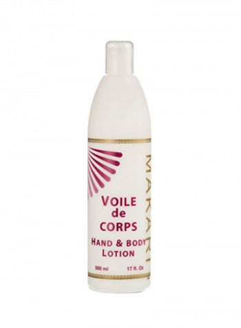 Voile De Corps Hand And Body Lotion 17ounce