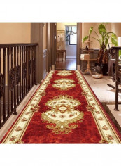 1-Piece Floral Pattern Anti-Skidding Carpet Multicolour M