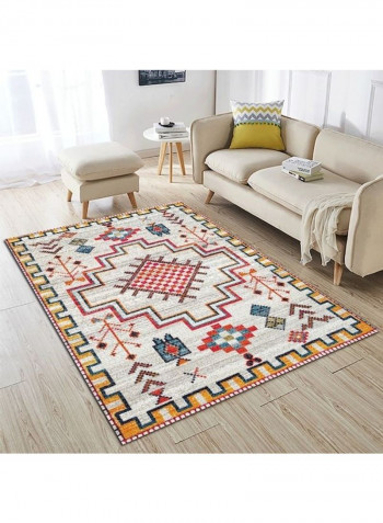 Ethnic Style Print Non-Slip Floor Mat Multicolour 140x200cm