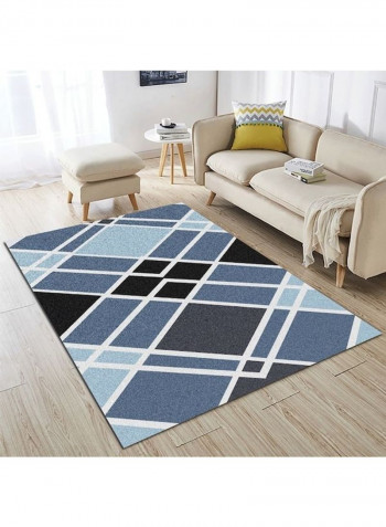 Geometric Pattern Anti-Skid Rug Multicolour 140x200cm