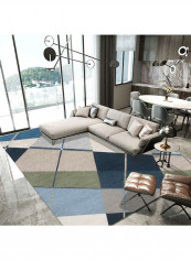 Printed Floor Rug Multicolour 140x200cm