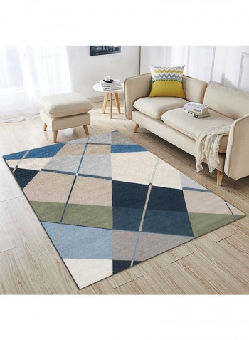 Printed Floor Rug Multicolour 140x200cm