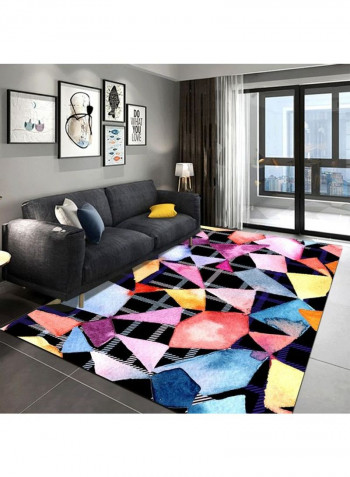 Rectangle Supple Anti-Slip Rug Multicolour 140x200cm