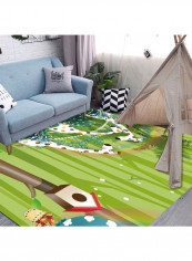 Washable Cute Kids Room Rug Multicolour 140x200cm