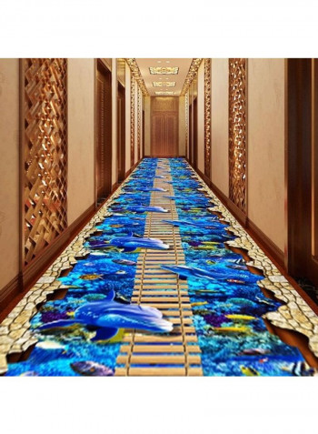 1-Piece Animal Pattern Anti-Skidding Modern Style Carpet Multicolour M