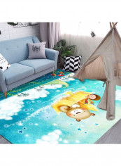 Cartoon Animal Cute Kids Room Floor Rug Multicolour 140x200cm