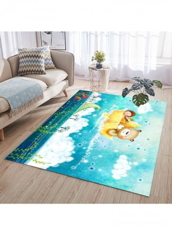 Cartoon Animal Cute Kids Room Floor Rug Multicolour 140x200cm
