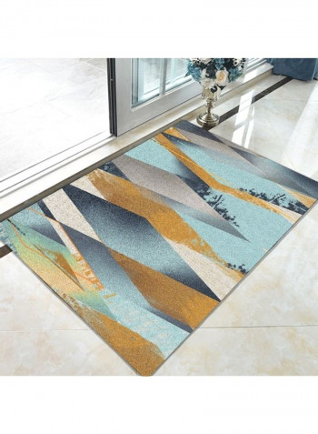 Modern Diamond Patterneded Anti-Skidding Living Room Rug Multicolour 140x200cm