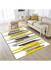 Modern Simple Colors Patching Anti-Slip Soft Rug Multicolour 140x200cm