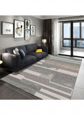Stripe Pattern Rug Multicolour 140x200cm