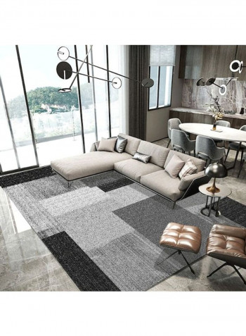 Colourblock Pattern Rug Multicolour 140x200cm