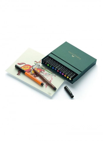 Pack Of 12 Pitt Artist Colour Pens Multicolour