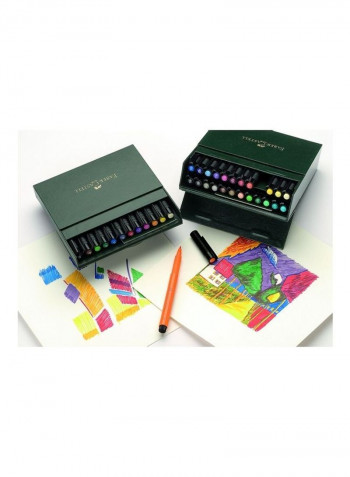 Pack Of 12 Pitt Artist Colour Pens Multicolour