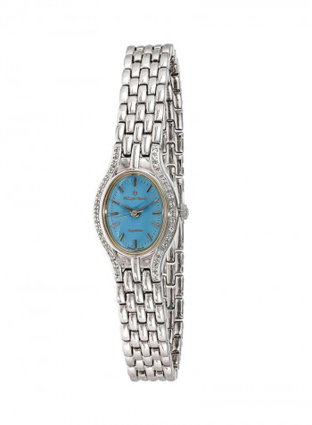 Women's Water Resistant Stainless Steel Analog Watch M0114WE