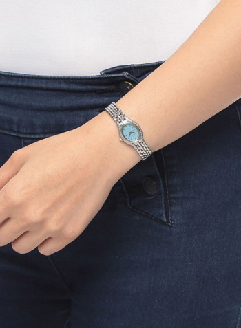 Women's Water Resistant Stainless Steel Analog Watch M0114WE