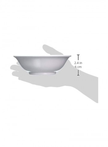 Melamine Rimless Bowl White 22ounce