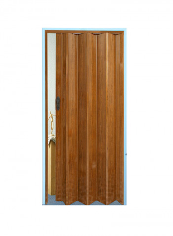 PVC Folding Door Dark Oak 210centimeter