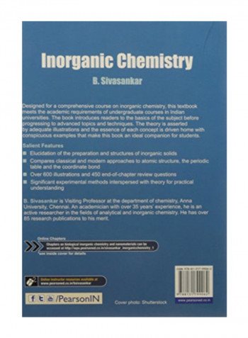 Inorganic Chemistry, 1E Paperback