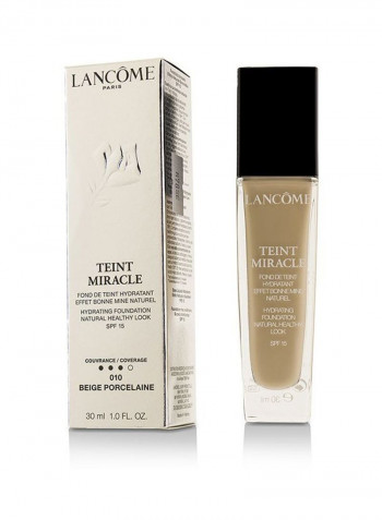 Teint Miracle Hydrating Liquid Foundation SPF15 010 Beige Porcelaine