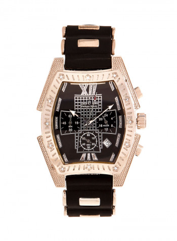 Men's Water Resistant Rubber Analog Wrist Watch RC1015WBB