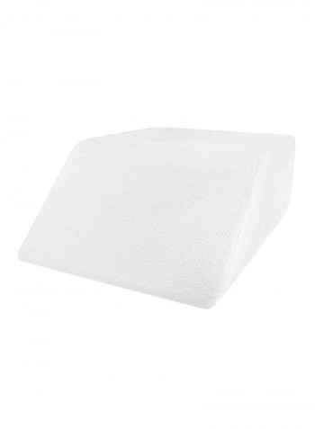 Leg Elevation Rest Medical Pillow Cotton White 60x42centimeter