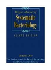 Bergey's Manual of Systematic Bacteriology: Volume One : The Archaea and the Deeply Branching and Phototrophic Bacteria Hardcover English by George M. Garrity reviews Bergey's Manual of Systematic Bacteriology: Volume One : The Archaea and the Deeply Branching and Phototrophic Bacteria Hardcover English by George M. Garrity