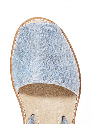Madona Sling Back Sandals Denim (Vaquerounico)