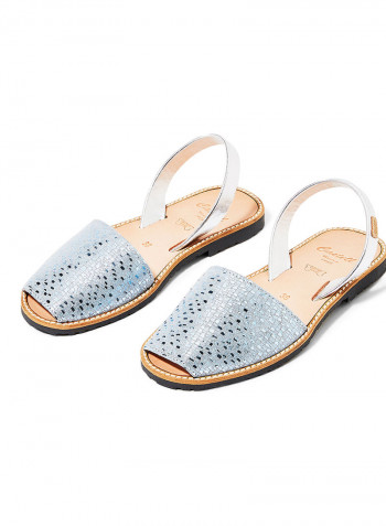Madona Slingback Sandals Blue