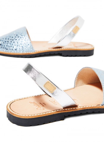Madona Slingback Sandals Blue