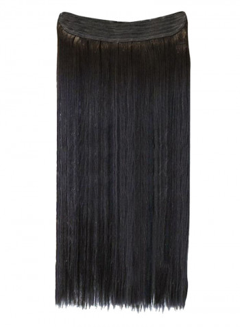 Clip In Remy Human Hair Extension Black 20inch