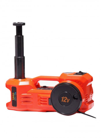 Jack With Car Repair Tool Kit Black/Orange