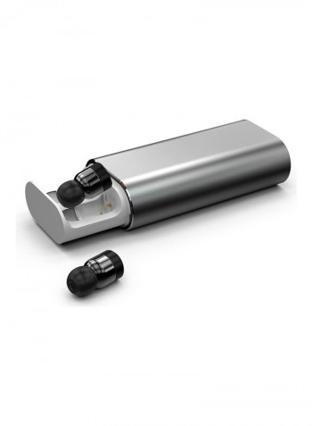 T10 Bluetooth In-Ear Earphones With Charging Case Grey