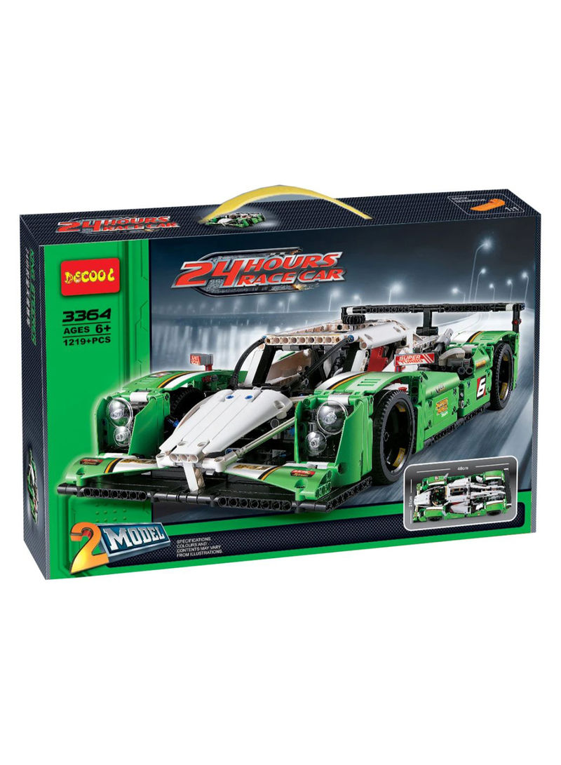 24 Hours Race Car Blocks With 2-In-1 Sports Car Building Mode