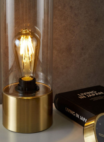 Lax Gold Plated Base Table Lamp Gold