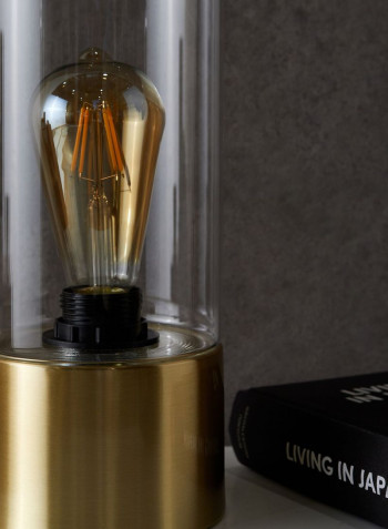 Lax Gold Plated Base Table Lamp Gold
